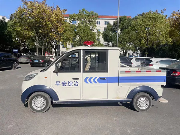 當(dāng)電動觀光車遇到電動巡邏車，會發(fā)生怎樣的“化學(xué)反應(yīng)”